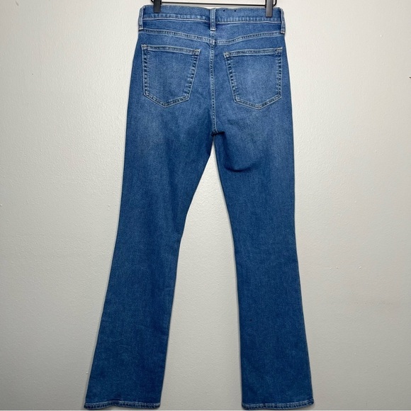 Gap Women Jeans 28" Mid Wash Mid Rise Baby Boot Stretch Denim Coastal Cowgirl - Picture 3 of 11